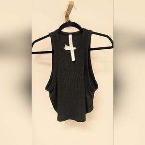 lululemon athletica Black Crop Top